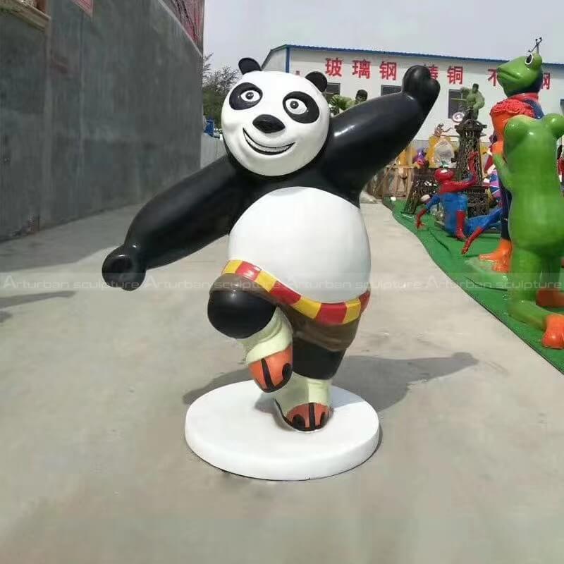 kung fu panda sculpture