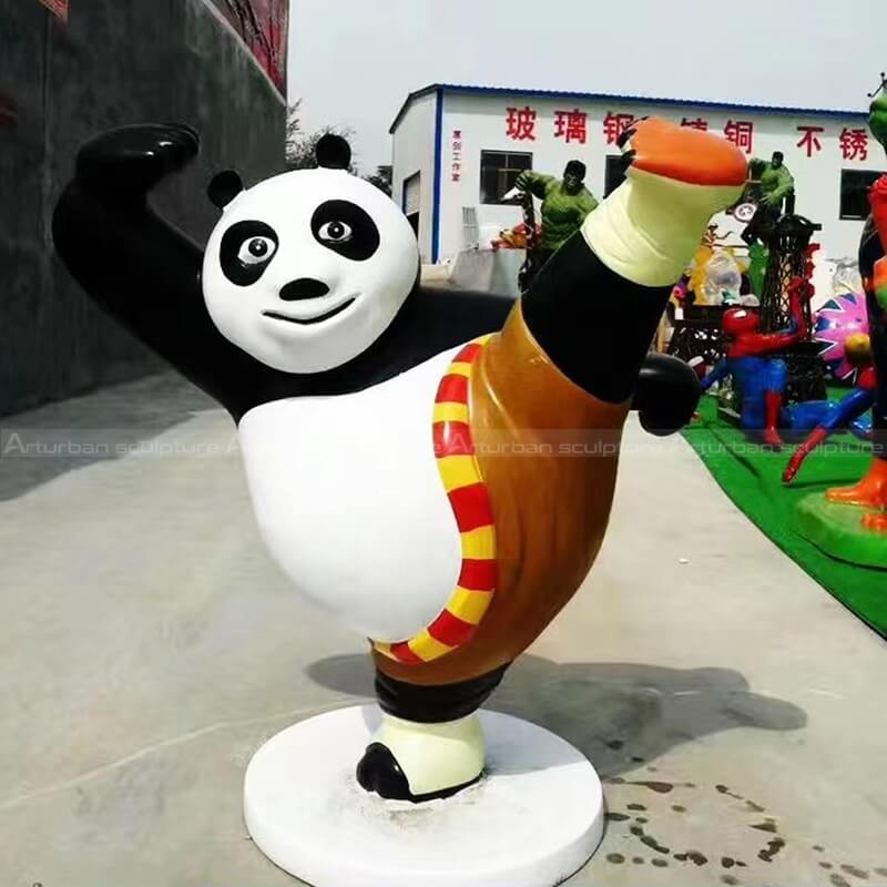 kung fu panda sculpture