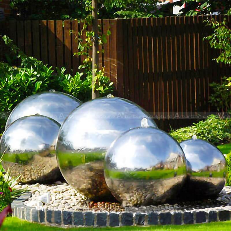 round ball water feature