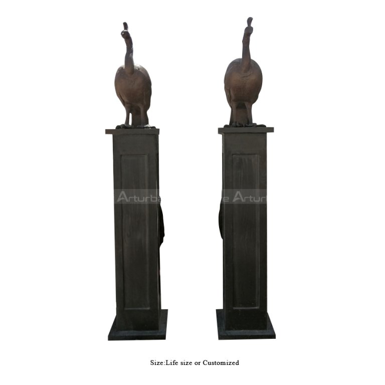 Life Size Peacock Statue