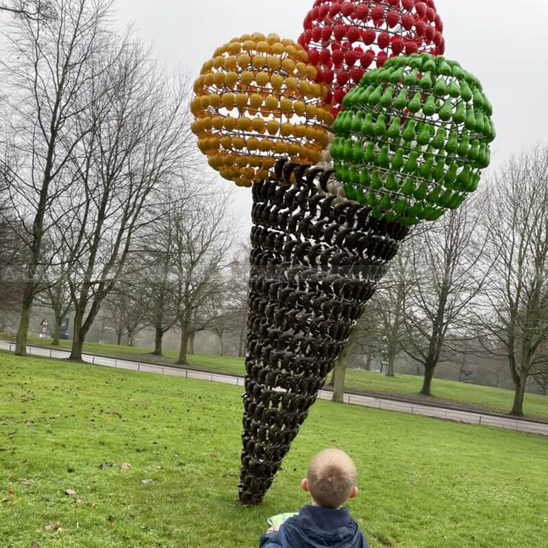 giant ice cream sculpture