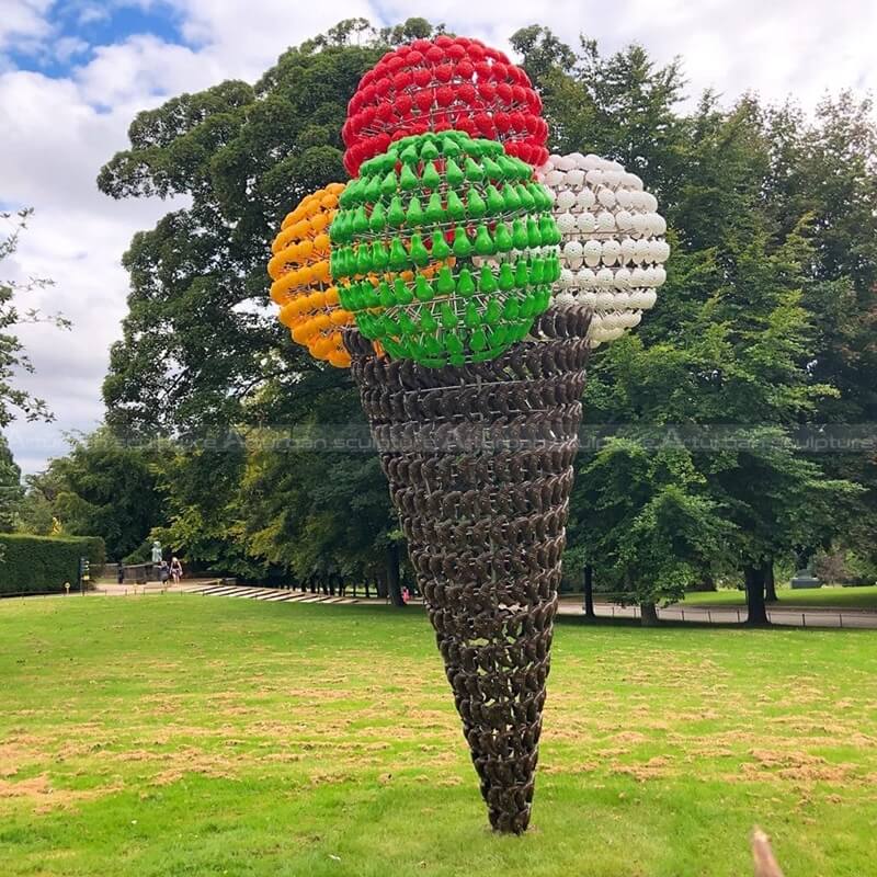 giant ice cream sculpture