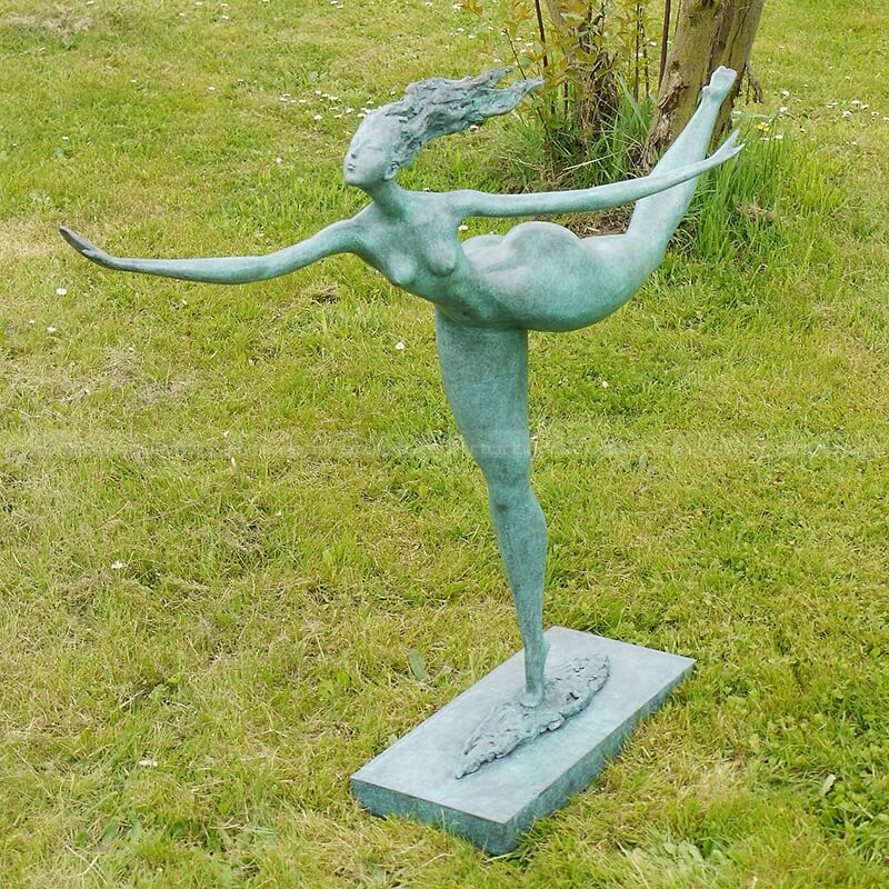 woman yoga statue