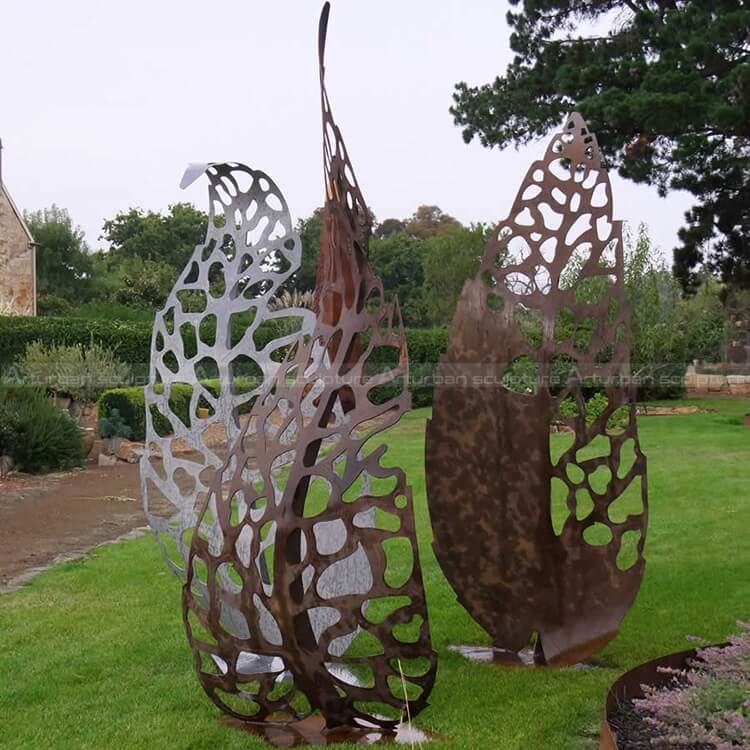 large leaf sculpture