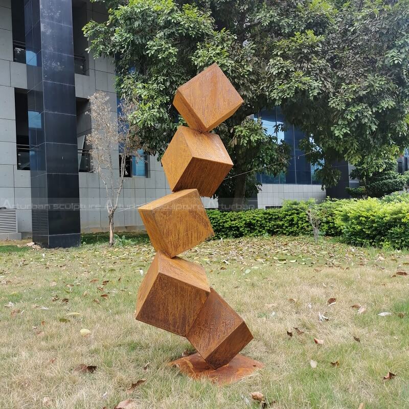 the block sculptures