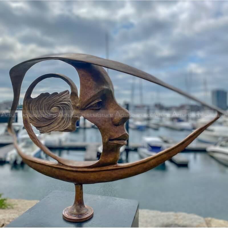 metal eye sculpture