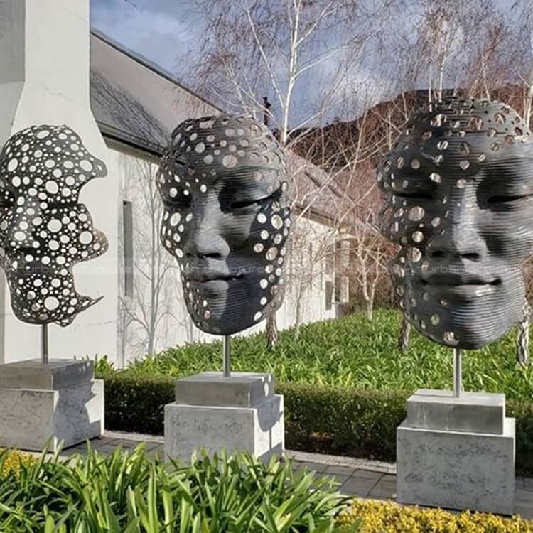 face sculpture decor