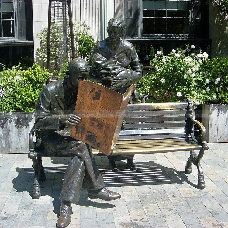 Family Garden Statue