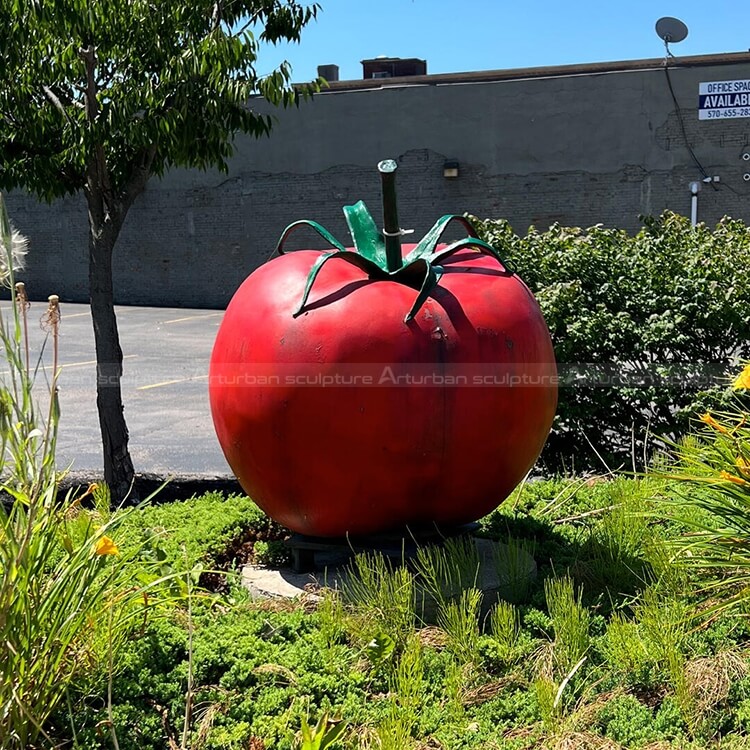 tomato statue
