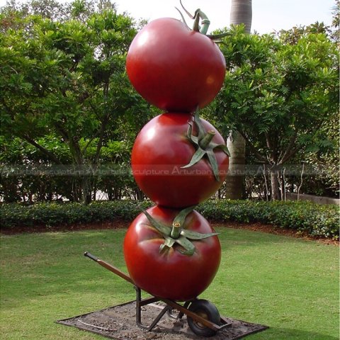 tomato statue