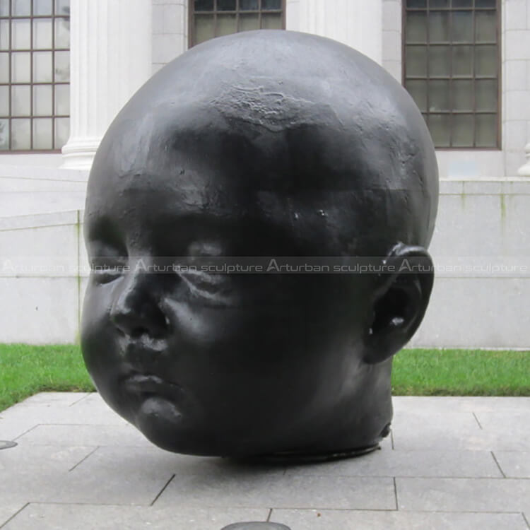 baby head statue