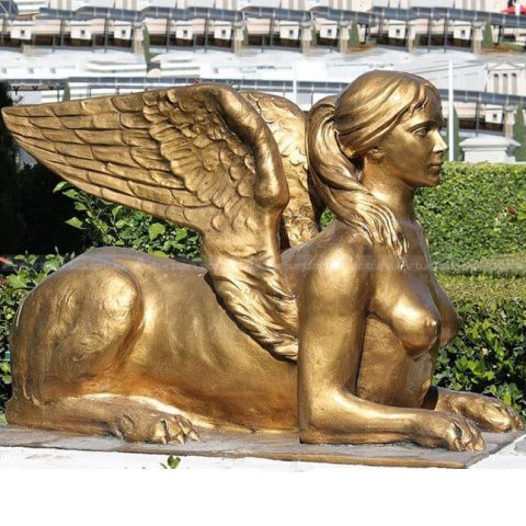 female sphinx statue