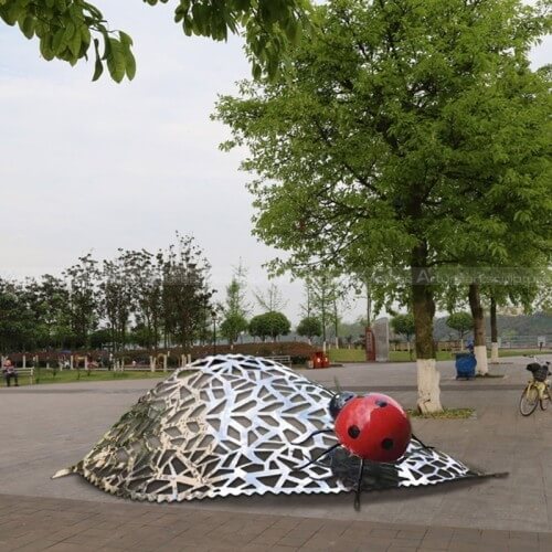 Silver Leaf Sculpture