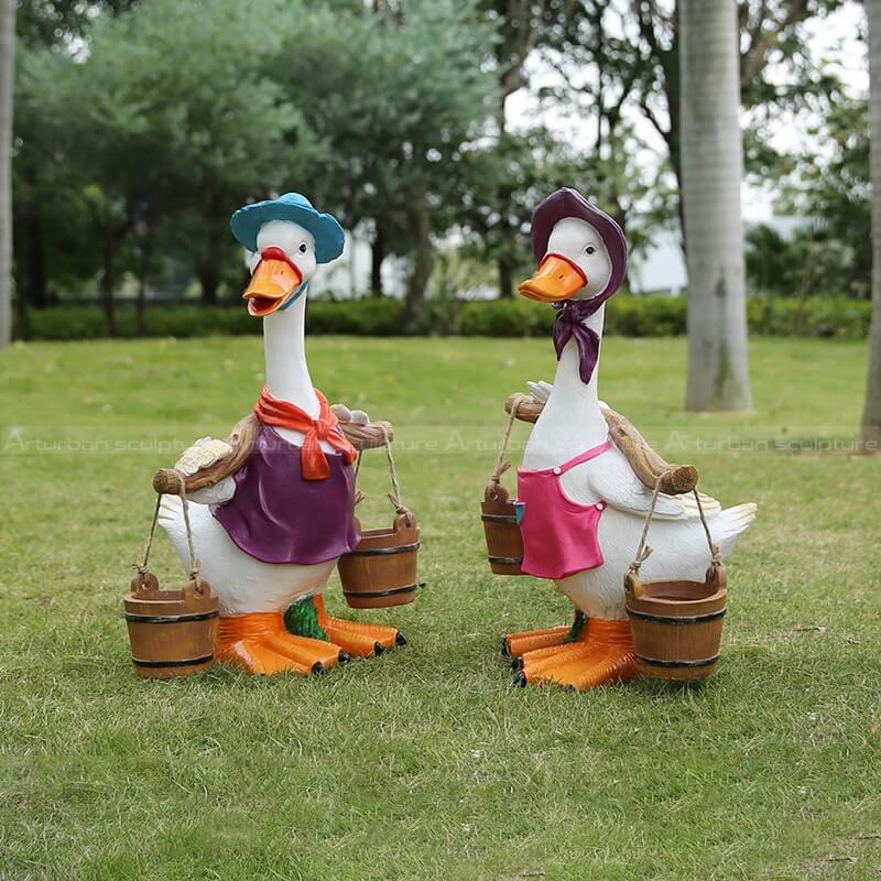 duck family garden ornaments