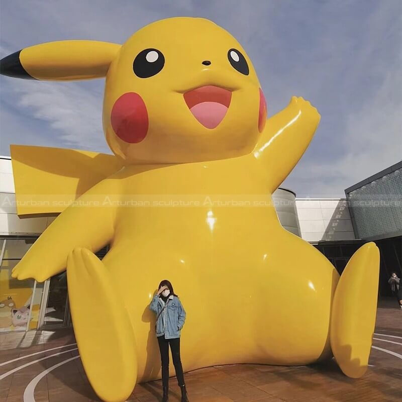 giant pikachu statue