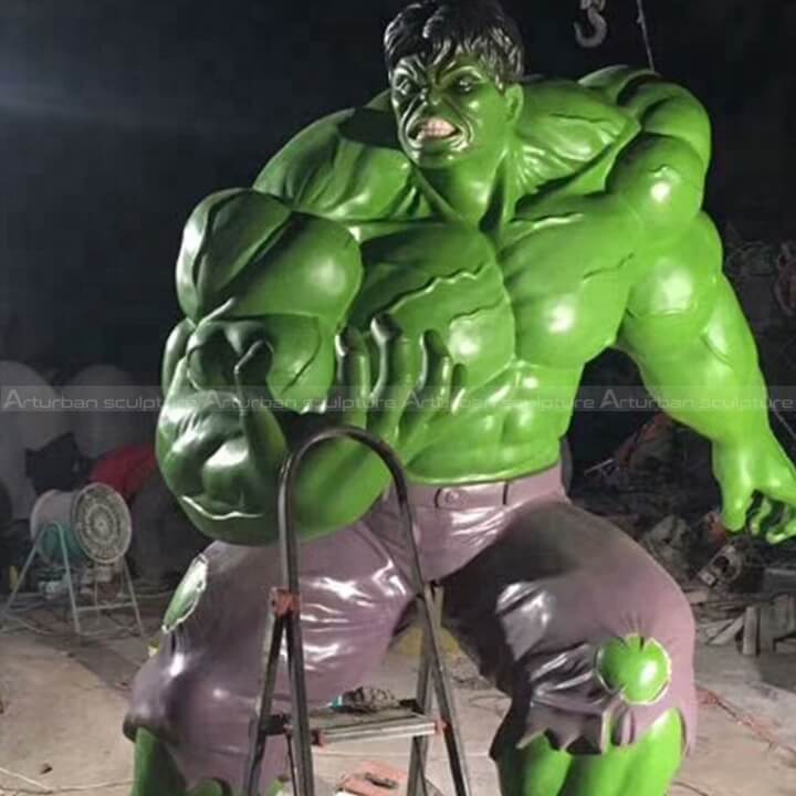 hulk garden statue