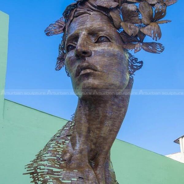 female face sculpture