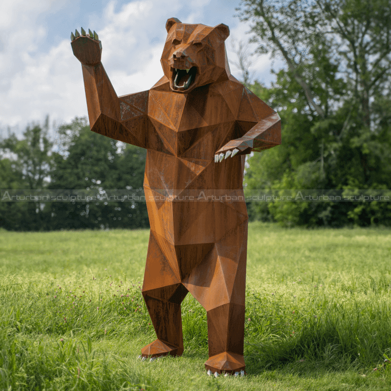 bear art statue