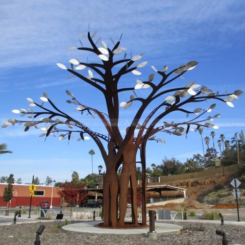 large tree sculpture