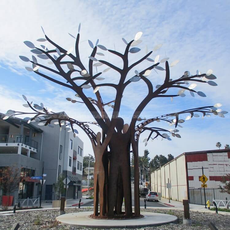 large tree sculpture