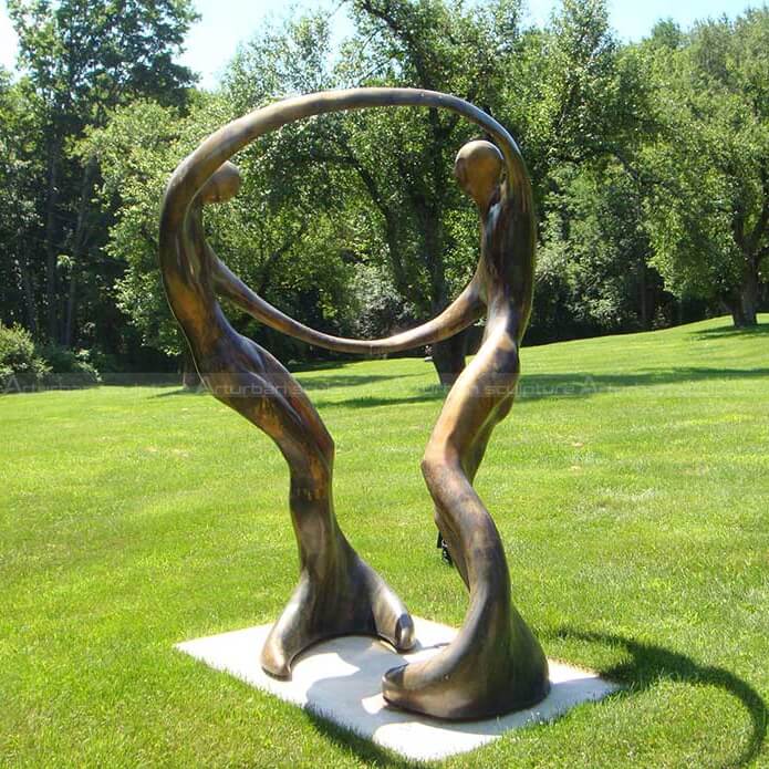 bronze sculpture couple