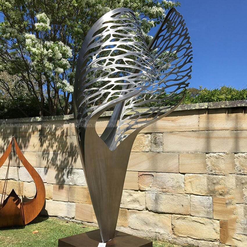 abstract steel sculpture