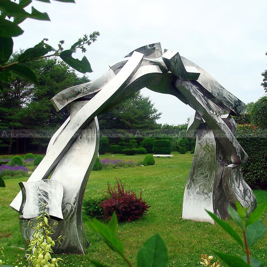 stainless steel statue