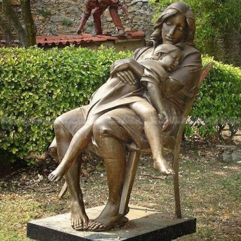 Mother And Child Garden Statues
