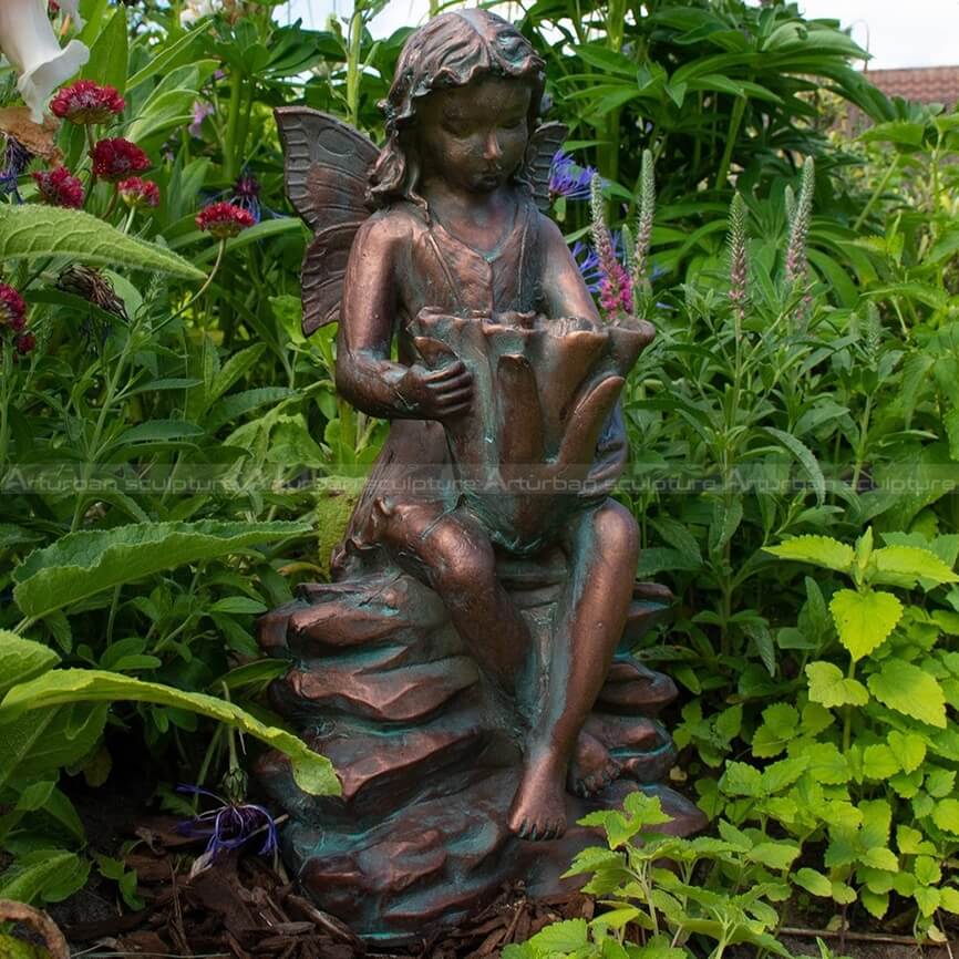 bronze fairy garden ornaments