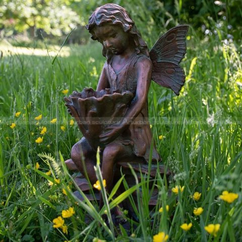 bronze fairy garden ornaments