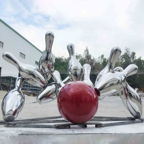 bowling ball sculpture