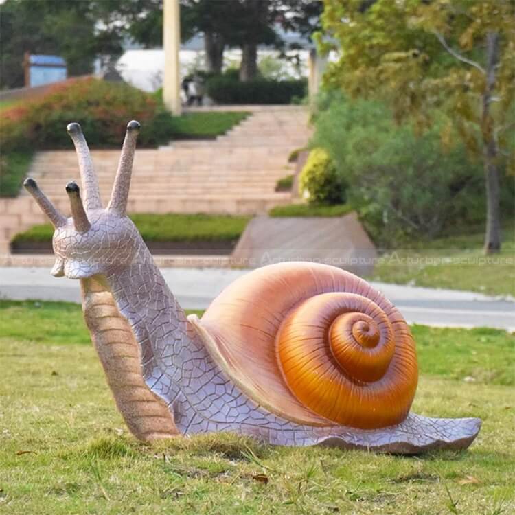 garden snail statue