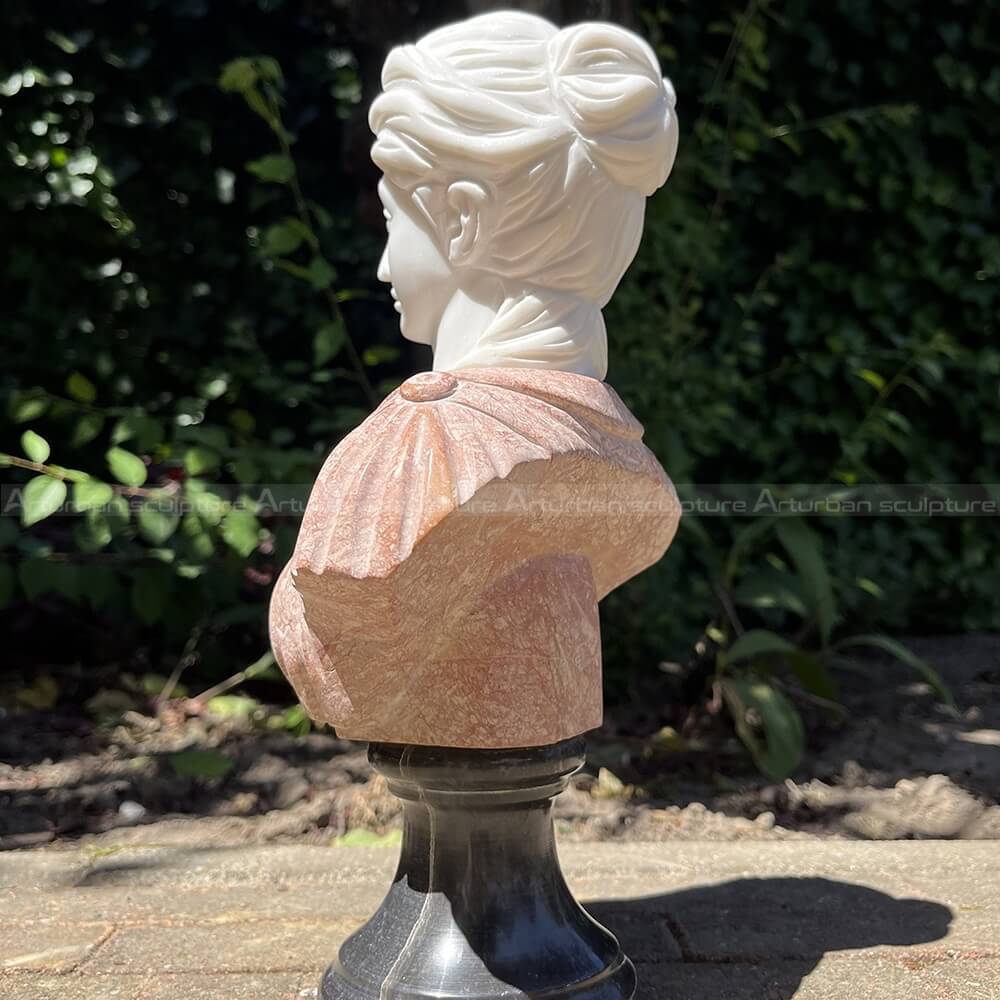 marble woman bust