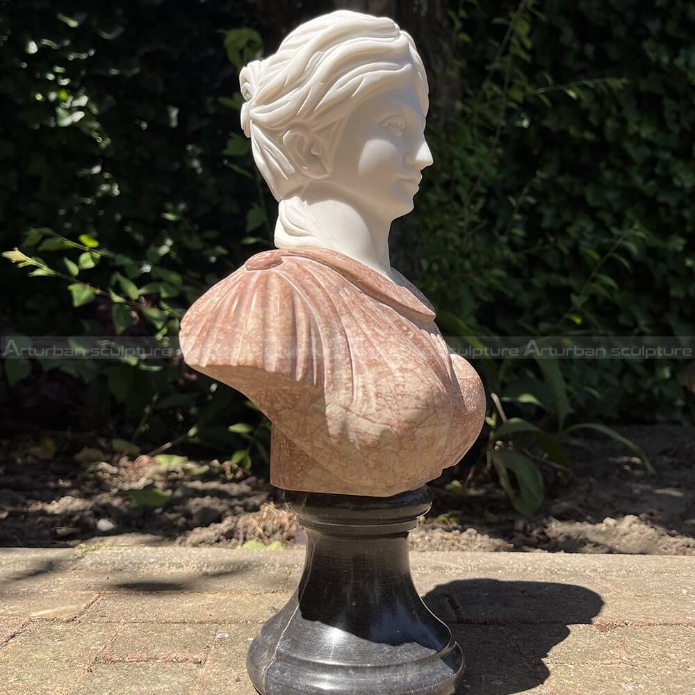 marble woman bust