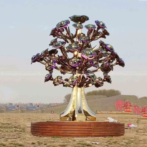 flower tree sculpture