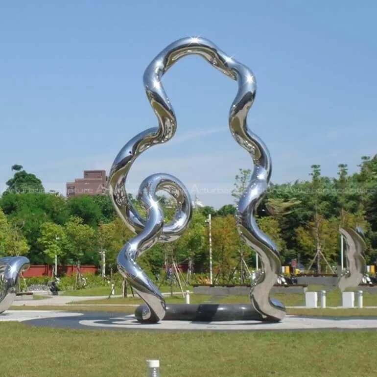 ribbon statue