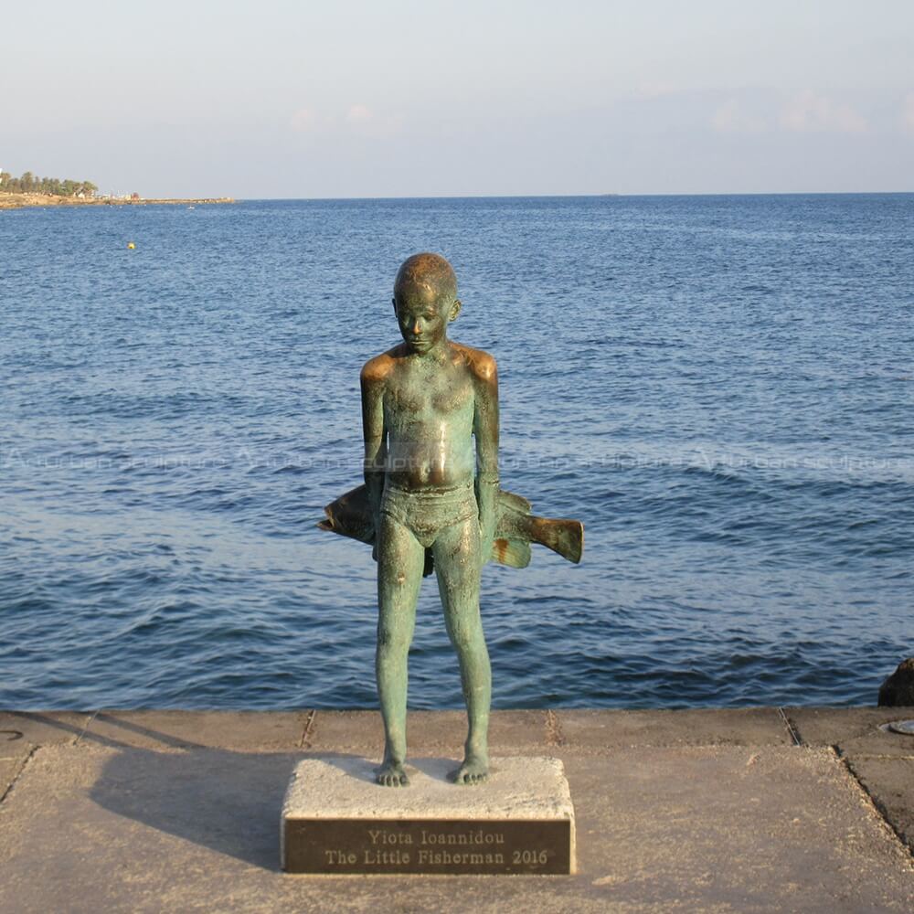 little fisherman statue