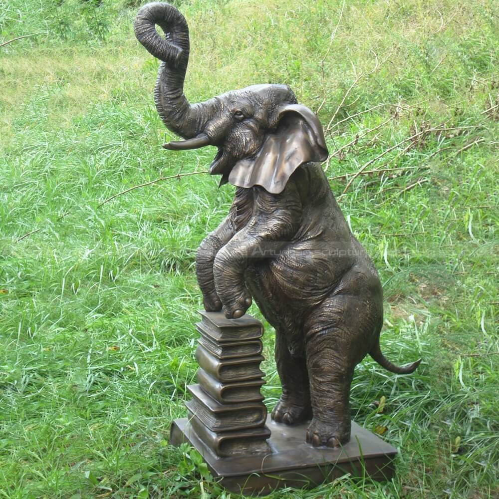 elephant yard statue