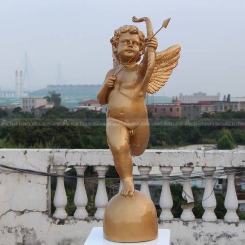 cupid garden statue