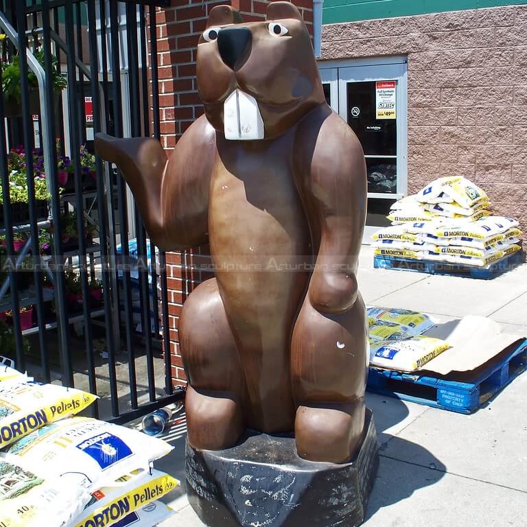 beaver statue