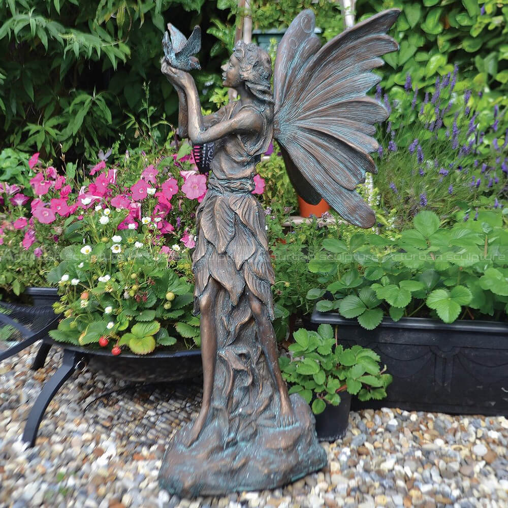 metal fairy garden art