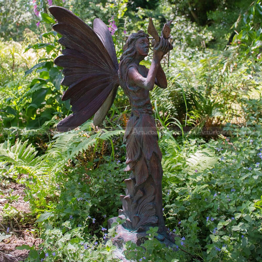 metal fairy garden art