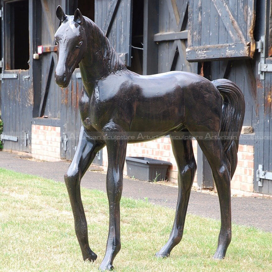 standing horse statue
