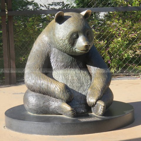 panda garden statue