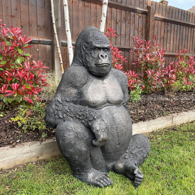 large gorilla statue for garden