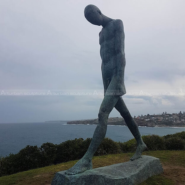 sad man sculpture