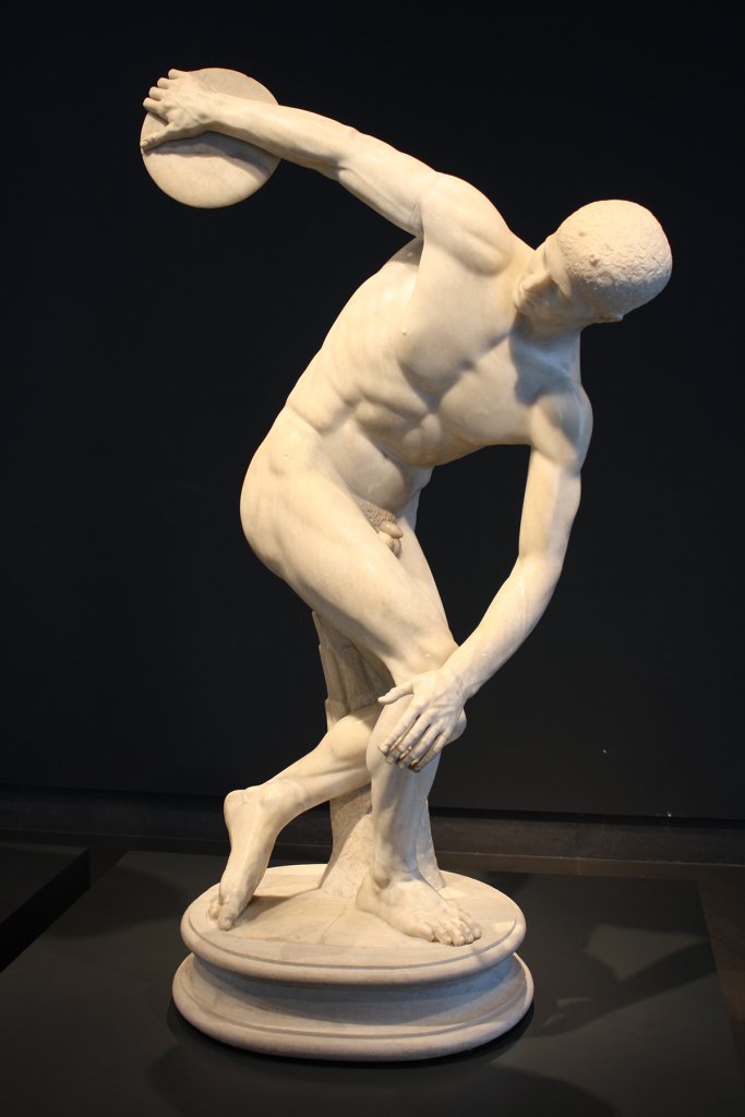 Muscular Greek Statue