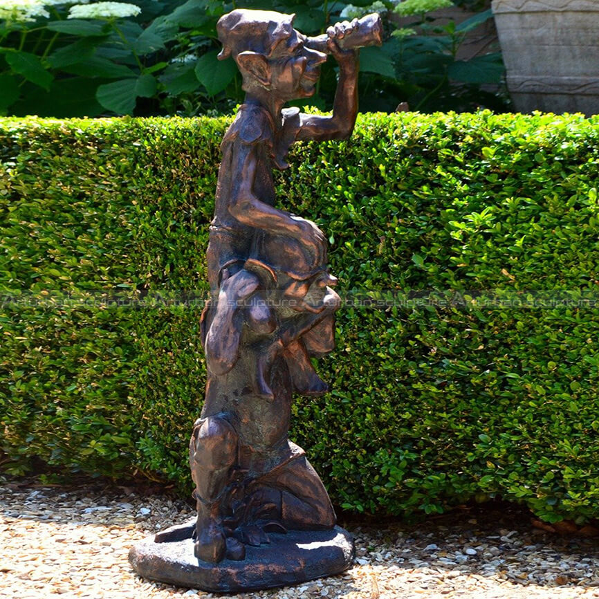 Metal Garden Fairy Sculptures