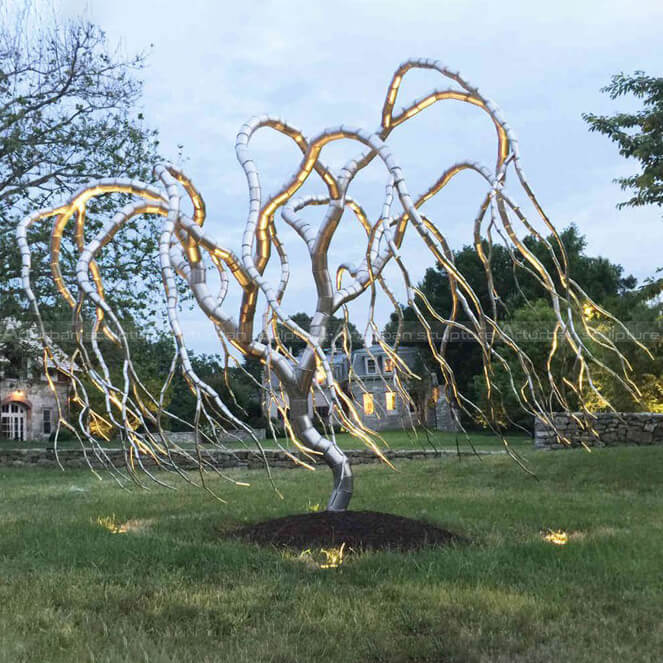 willow sculptures for the garden