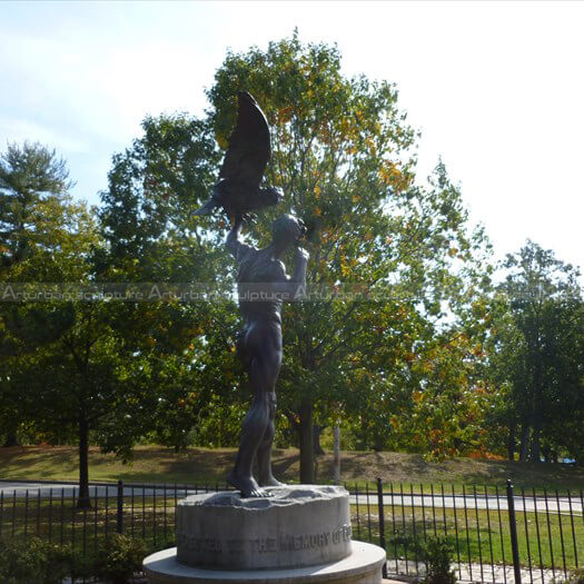 the falconer statue